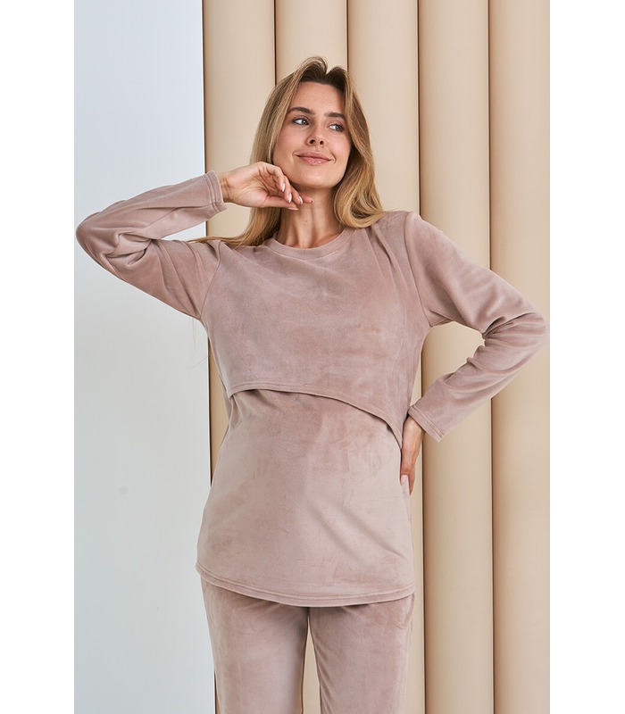 Тепла піжама для вагітних Хюгге NW-5.13.4 від Юла Мама у категорії Піжами для годуючих мам на МамаТато