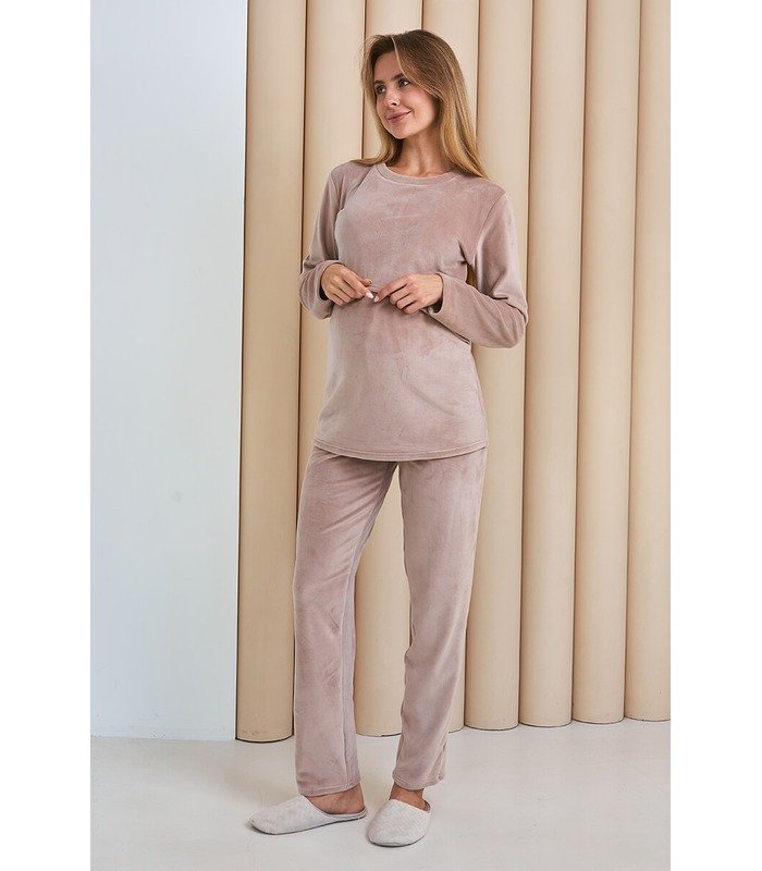 Теплая пижама для беременных Хюгге NW-5.13.4 от Юла Мама в категории Пижамы для кормящих мам на МамаТато