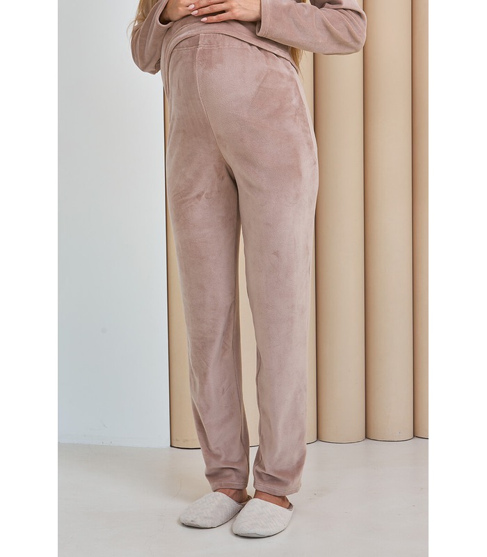 Теплая пижама для беременных Хюгге NW-5.13.4 от Юла Мама в категории Пижамы для кормящих мам на МамаТато