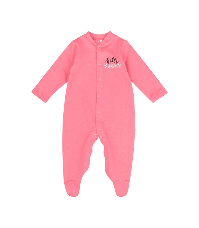 Дитячий комбінезон КБ141 байка (00A) - червоний байковий дитячий комбінезон від МамаТато