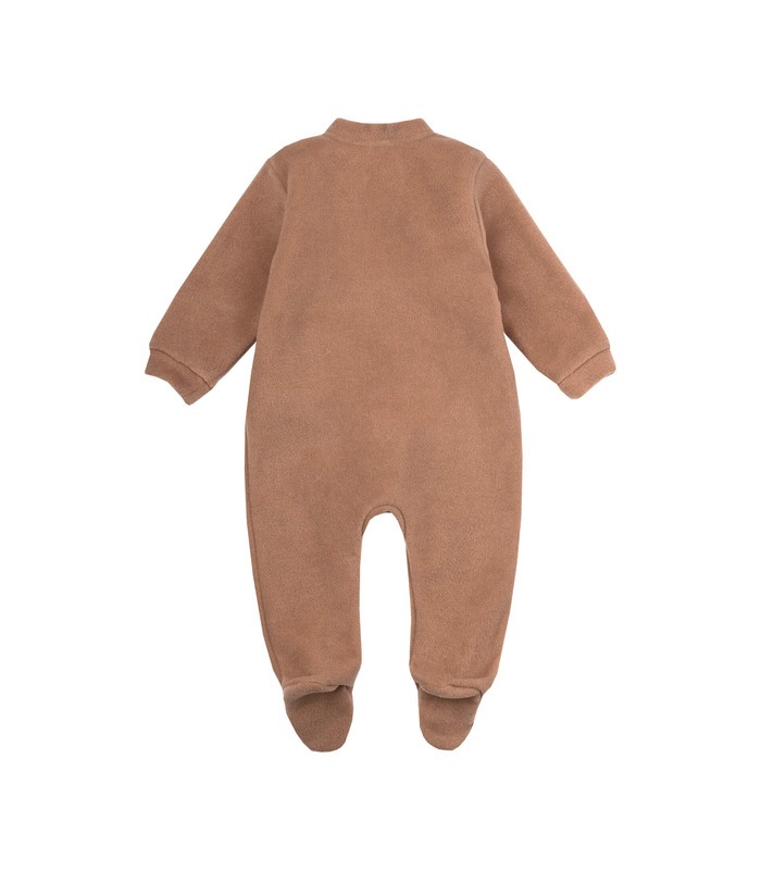 Детский комбинезон КБ214 (G00) - бежевый комбинезон из флиса от МамаТато
