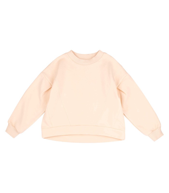 Детский костюм КС795 (200) - теплый молочный детский костюм девочке от МамаТато