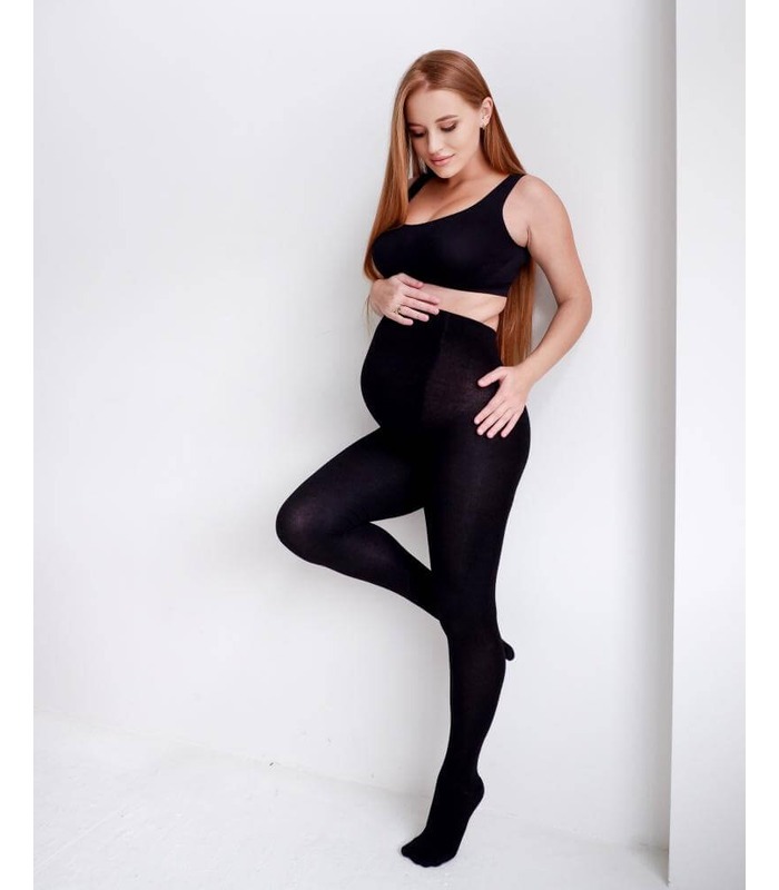 ᐉ Теплые колготки с хлопком 200 Den (м.605), для беременныхъ, МамаТато