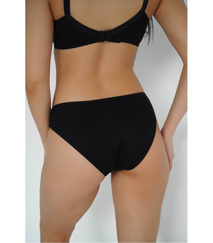 Низькі труси для вагітних м.517 CH - чорні трусики вагітним
