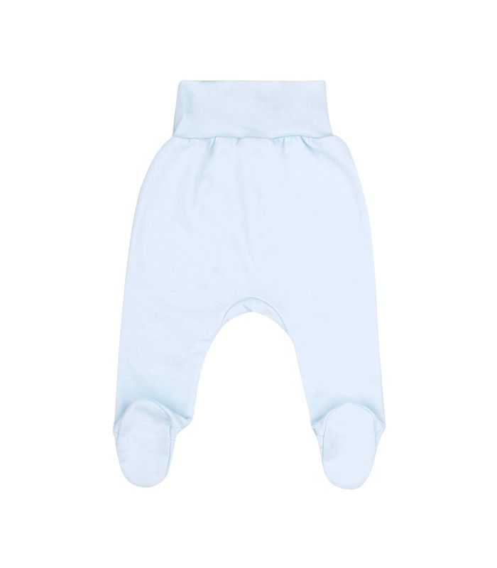 Ползунки байковые ПЗ9 BB - теплые голубые ползунки из байки