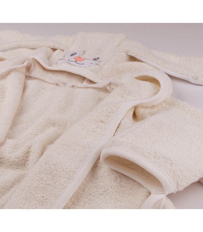 Комплект для купання КП176 - дитячий махровий халат з вушками