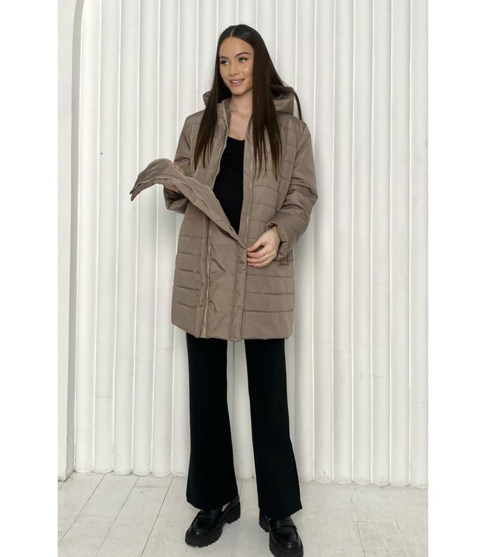 Куртка с поясом беременным мод.2501 1163 от Dianora в категории Верхняя одежда для беременных на МамаТато