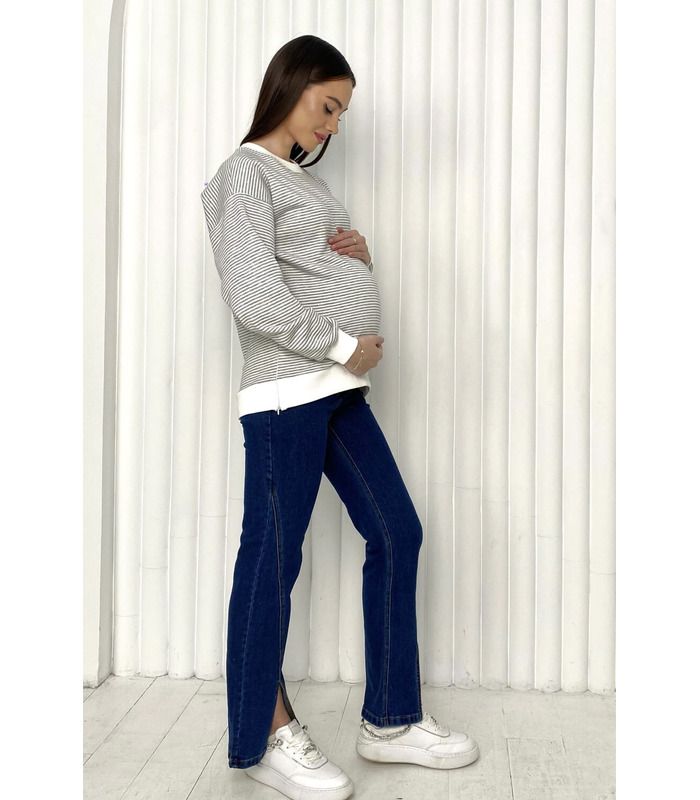 Свитшот для беременных мод.2504 1264 от Dianora в категории Свитера и худи беременным на МамаТато