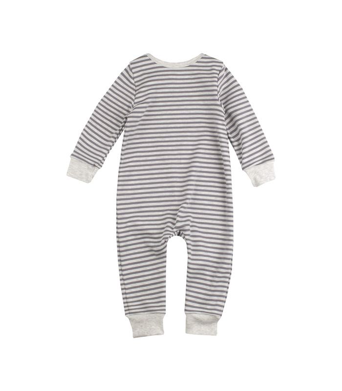 Дитячий комбінезон КБ149 (XX2) - смугастий дитячий комбінезон від МамаТато