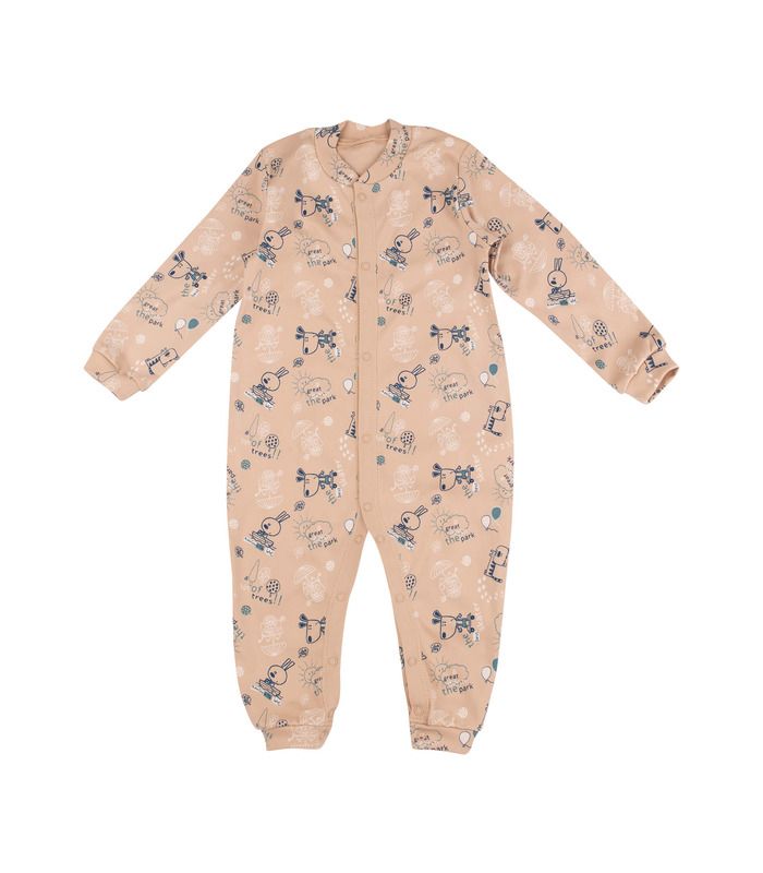 Детский комбинезон КБ83 интерлок (G1G) - детский комбинезон с принтом от МамаТато