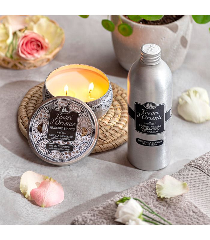 Для тела: Крем-гель для душа и ванной Tesori d'Oriente Muschio Bianco 500 мл от Tesori d’Oriente в Уход за телом Уход за телом