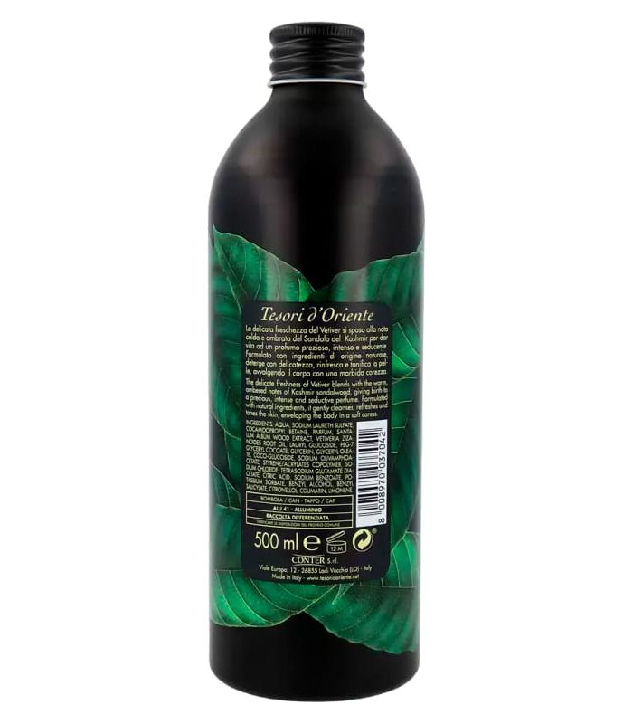 Для тіла: Крем-гель для душу та ванни Tesori d'Oriente Sandalo e Vetiver 500 мл від Tesori d’Oriente у Догляд за тілом