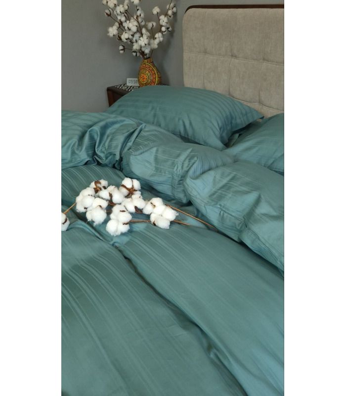 Постільна білизна "PREMIUM SEA BREEZE" Сатин MULTI Stripe - Страйп сатин - стильні постільні комплекти на МамаТато