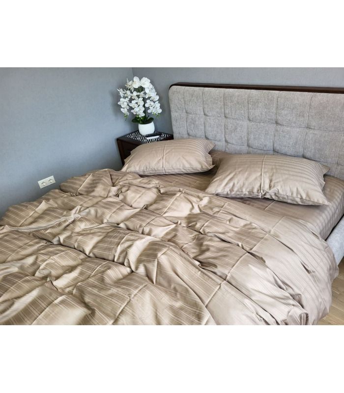 Постельное белье "PREMIUM MOCCO" Сатин MULTI Stripe - Комфорт-текстиль - стильные постельные комплекты на МамаТато