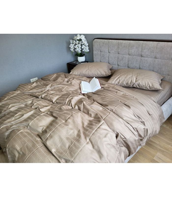 Постельное белье "PREMIUM MOCCO" Сатин MULTI Stripe - Комфорт-текстиль - стильные постельные комплекты на МамаТато