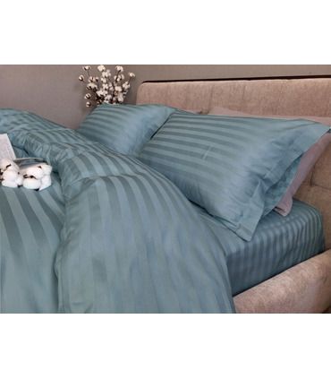 Постільна білизна "PREMIUM BALI" Сатин Stripe 2/2см - Страйп сатин - стильні постільні комплекти на МамаТато