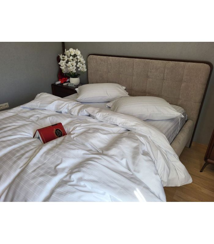 Постельное белье "PREMIUM WHITE" Сатин MULTI Stripe - Комфорт-текстиль - стильные постельные комплекты на МамаТато