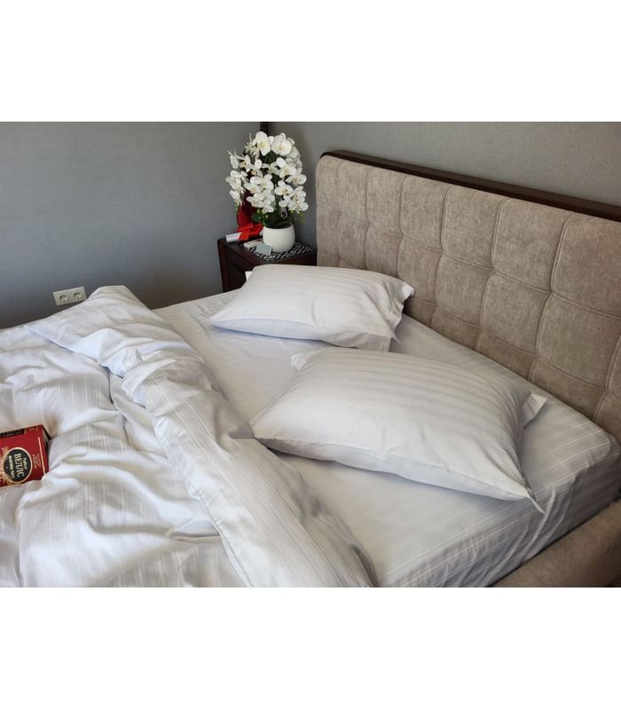 Постельное белье "PREMIUM WHITE" Сатин MULTI Stripe - Комфорт-текстиль - стильные постельные комплекты на МамаТато