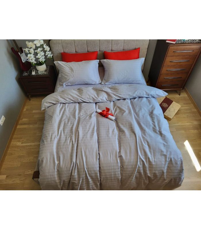 Постельное белье "PREMIUM Silver" Сатин MULTI Stripe - Комфорт-текстиль - стильные постельные комплекты на МамаТато