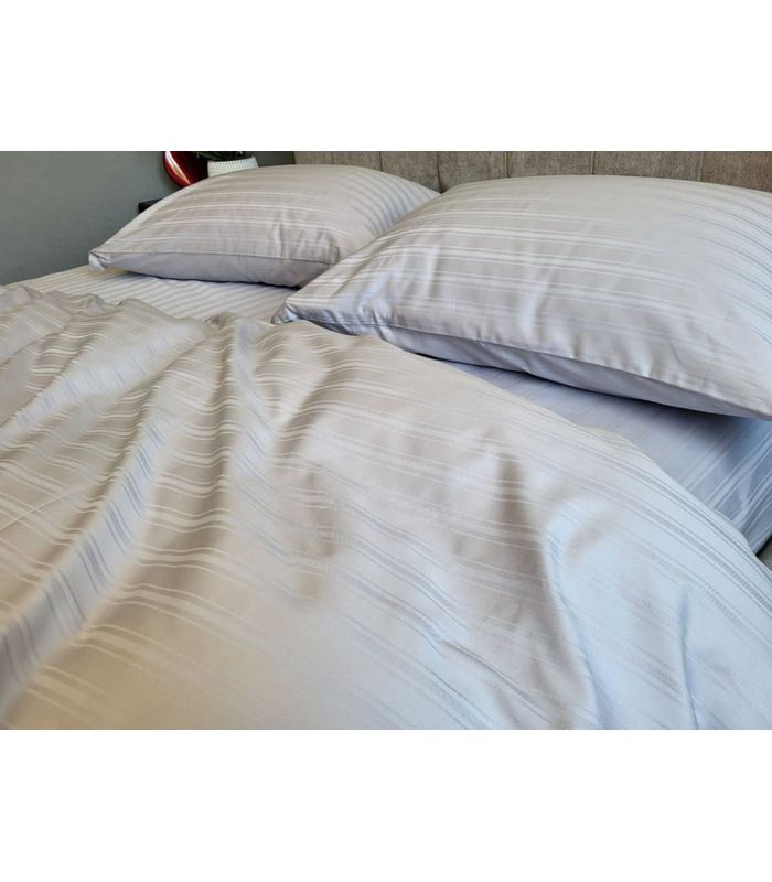 Постільна білизна "PREMIUM Silver" Сатин MULTI Stripe - Страйп сатин - стильні постільні комплекти на МамаТато