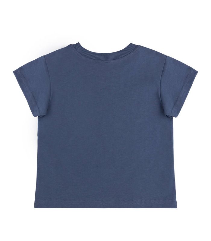 Футболка дитяча ФТ25 (800) - дитяча синя футболка з принтом від МамаТато