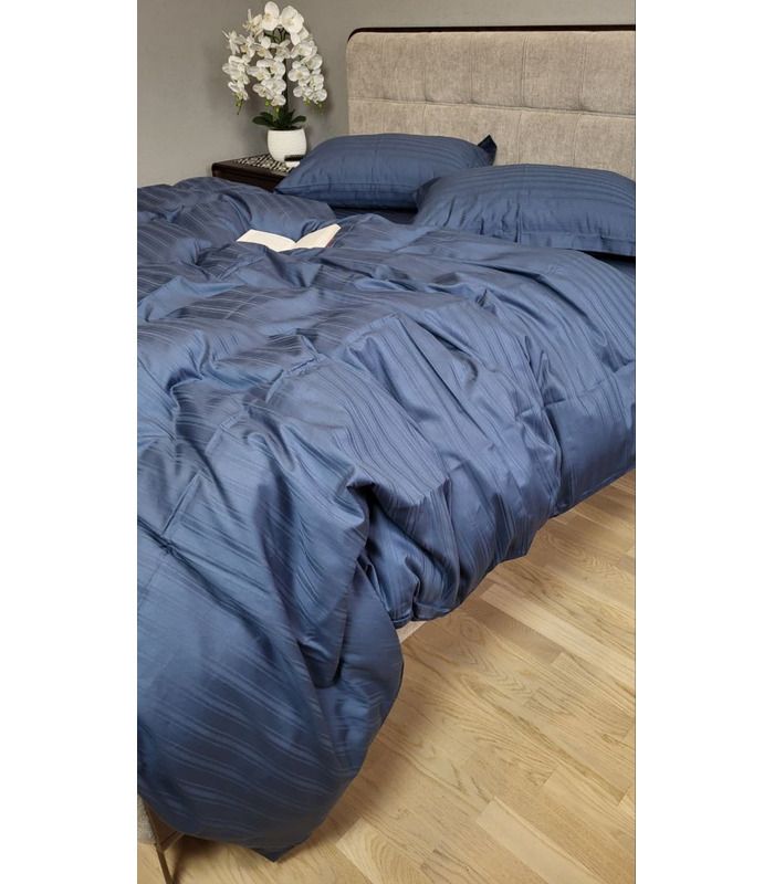 Постельное белье "PREMIUM Black Sea" Сатин MULTI Stripe - Комфорт-текстиль - стильные постельные комплекты на МамаТато