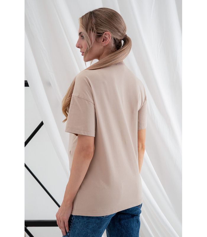 Футболка Муза беж від Юла Мама у категорії Футболки та майки годуючим на МамаТато