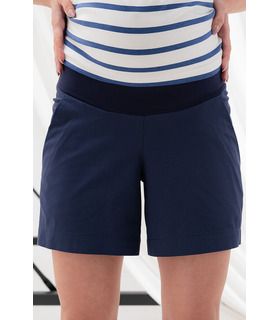 Шорти для вагітних Сафо синій від Юла Мама у категорії Шорти та бриджі вагітним на МамаТато