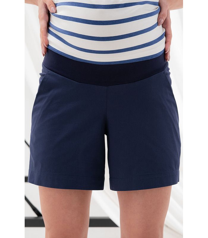 Шорти для вагітних Сафо синій від Юла Мама у категорії Шорти та бриджі вагітним на МамаТато