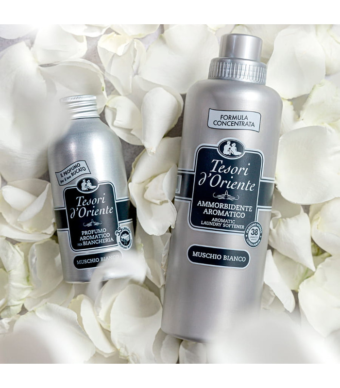 Для одягу та білизни: Ароматичний парфум-ополіскувач для білизни Tesori d'Oriente Muschio Bianco 250 мл від Tesori d’Oriente ...