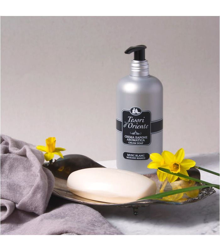 Для тіла: Рідке крем-мило Tesori d'Oriente Muschio Bianco 300 мл від Tesori d’Oriente у Догляд за тілом
