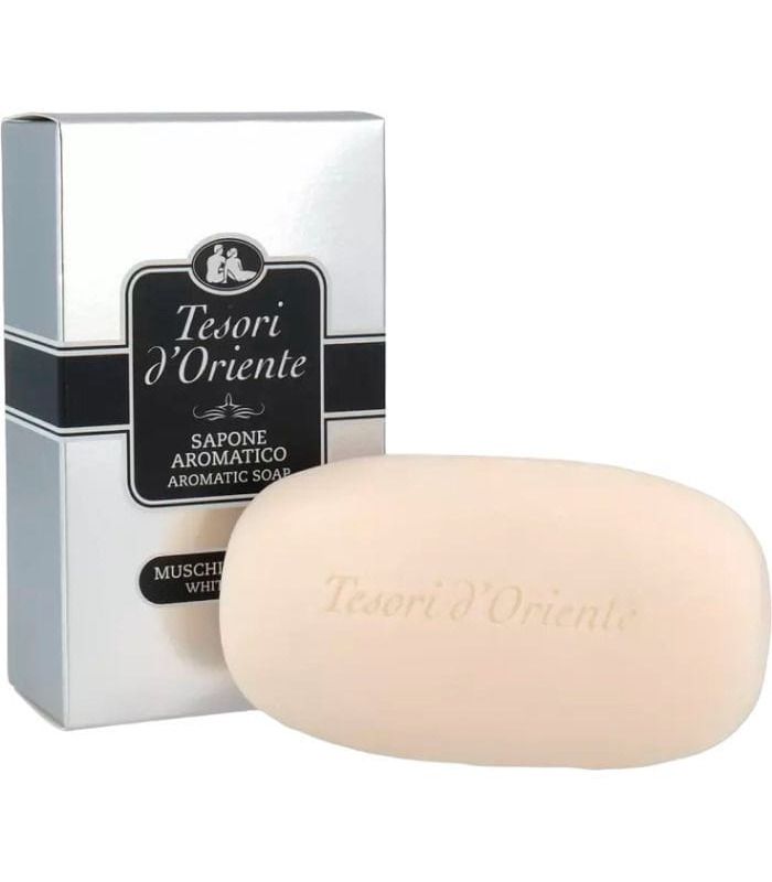 Для тіла: Парфумоване тверде крем-мило Tesori d'Oriente Muschio Bianco 125 г від Tesori d’Oriente у Догляд за тілом