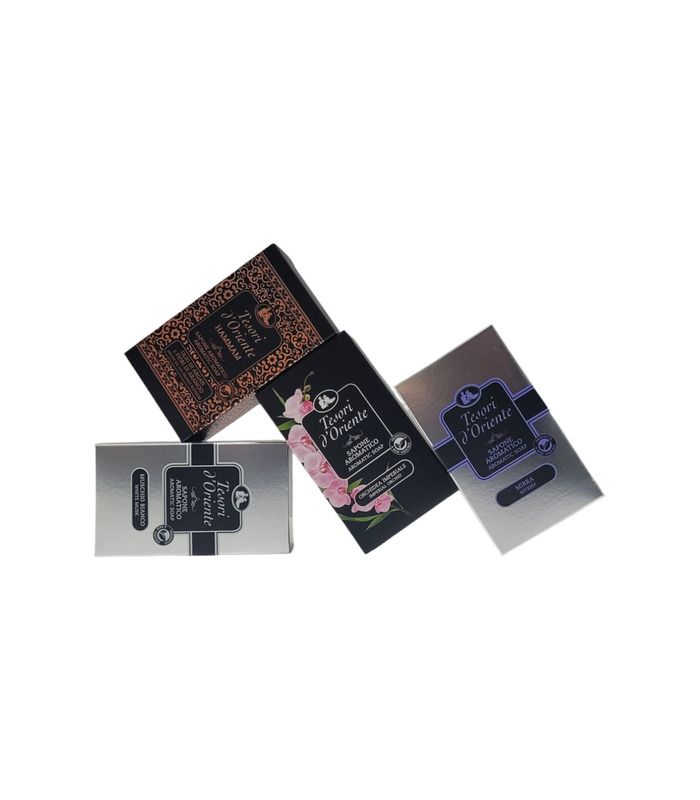 Для тіла: Парфумоване тверде крем-мило Tesori d'Oriente Mirra 125 г від Tesori d’Oriente у Догляд за тілом