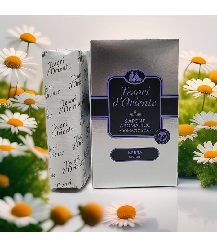 Для тела: Парфюмированное твердое крем-мыло Tesori d'Oriente Mirra 125 г от Tesori d’Oriente в Уход за телом Уход за телом