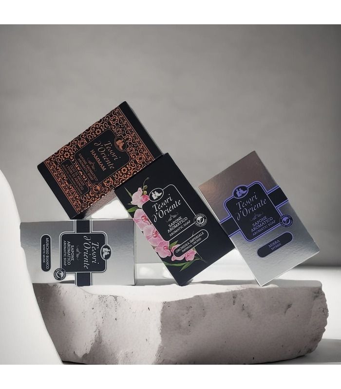 Для тела: Парфюмированное твердое крем-мыло Tesori d'Oriente Hammam 125 г от Tesori d’Oriente в Уход за телом Уход за телом