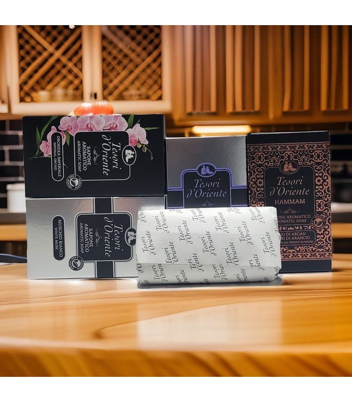 Для тела: Парфюмированное твердое крем-мыло Tesori d'Oriente Hammam 125 г от Tesori d’Oriente в Уход за телом Уход за телом
