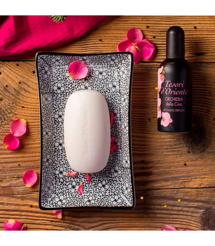 Для тіла: Парфумоване тверде крем-мило Tesori d'Oriente Chinese Orchid125 г від Tesori d’Oriente у Догляд за тілом