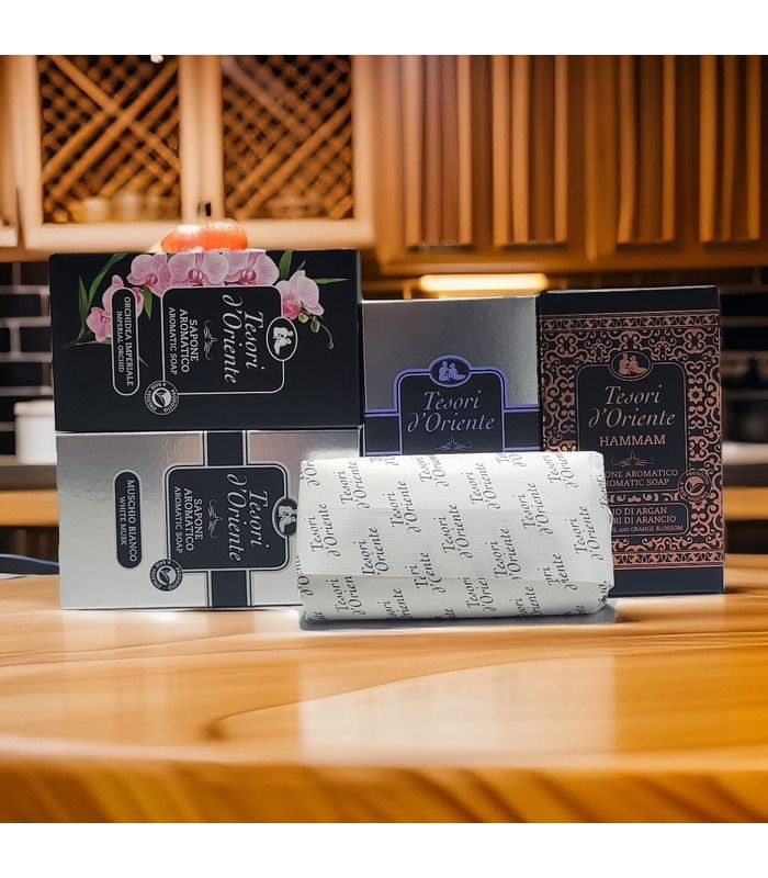 Для тіла: Парфумоване тверде крем-мило Tesori d'Oriente Chinese Orchid125 г від Tesori d’Oriente у Догляд за тілом