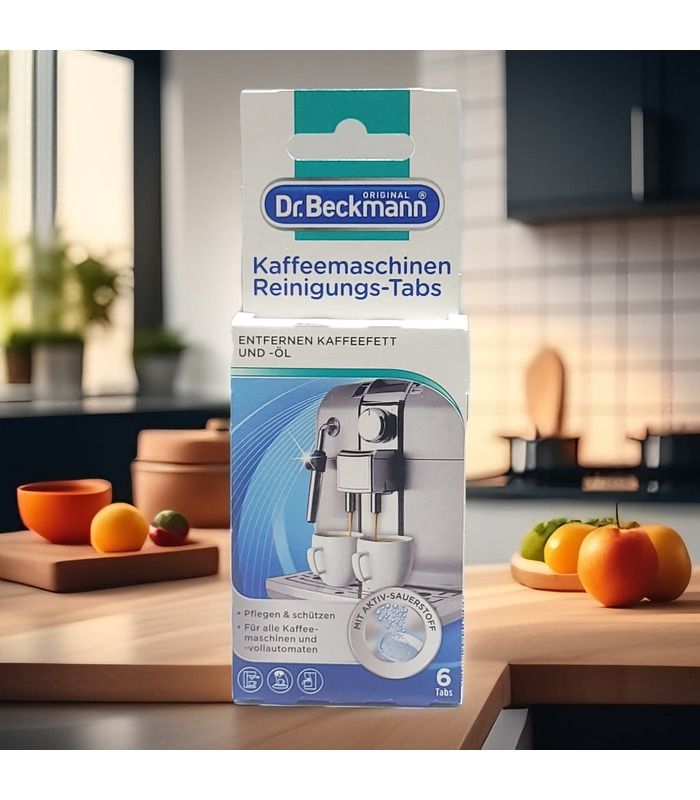 Доглядаємо за побутовою технікою - Таблетки для чищення кавомашин Kaffeemaschinen Reinigungs-Tabs, 6 шт від Dr. Beckmann у За...