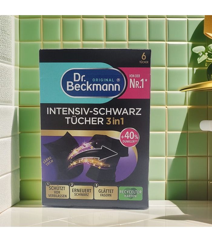 Салфетки для восстановления чёрного цвета ткани Dr. Beckmann 3в1, 6 шт от Dr. Beckmann в категории Стиральные средства на Мам...