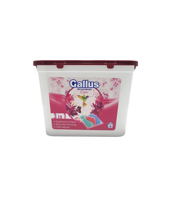 Капсулы для стирки Gallus Color 3в1 30 стирок, 30 шт от Gallus в категории Стиральные средства на МамаТато