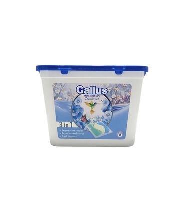 Капсулы для стирки Gallus Universal 3в1 30 стирок, 30 шт от Gallus в категории Стиральные средства на МамаТато
