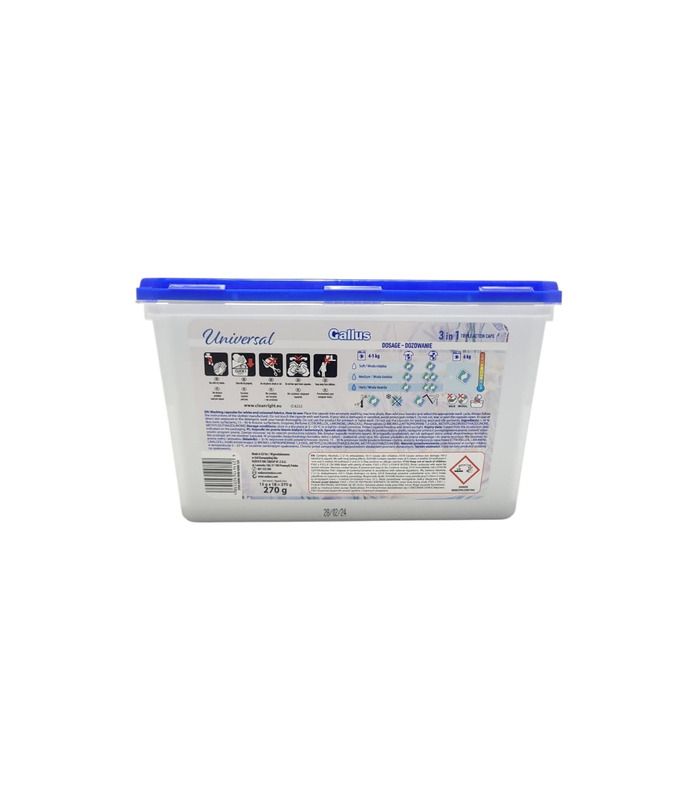 Капсулы для стирки Gallus Universal 3в1, 18 шт от Gallus в категории Стиральные средства на МамаТато