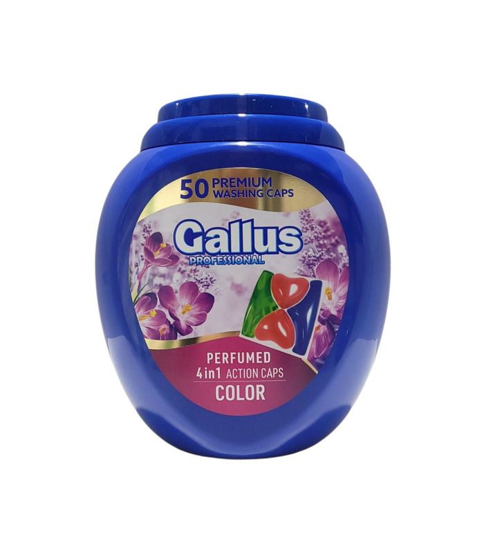 Капсули для прання Gallus Professional Perfumed 4в1 Color, 50 шт від Gallus у категорії Пральні засоби на МамаТато