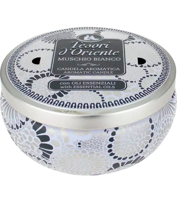 Ароматическая свеча Tesori d'Oriente Muschio Bianco 200 г от Tesori d’Oriente в категории Ароматические свечи на МамаТато