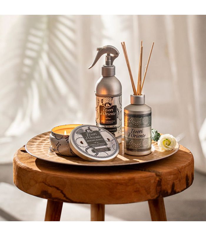 Ароматическая свеча Tesori d'Oriente Muschio Bianco 200 г от Tesori d’Oriente в категории Ароматические свечи на МамаТато