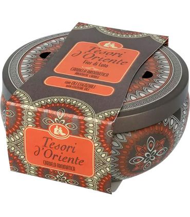 Ароматическая свеча Tesori d'Oriente Fiore di Lotto 200 г от Tesori d’Oriente в категории Ароматические свечи на МамаТато
