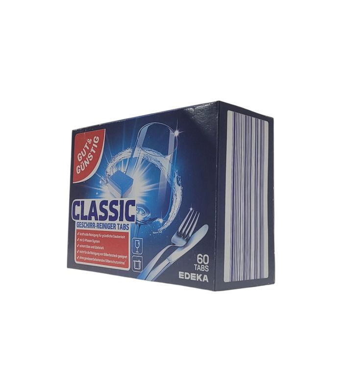 Таблетки для посудомийних машин Gut&Gunstig Edeka Power Classic, 60 шт від Gut & Gunstig у категорії Засоби для посудомийних ...