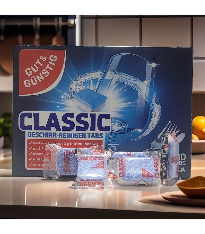 Таблетки для посудомийних машин Gut&Gunstig Edeka Power Classic, 60 шт від Gut & Gunstig у категорії Засоби для посудомийних ...