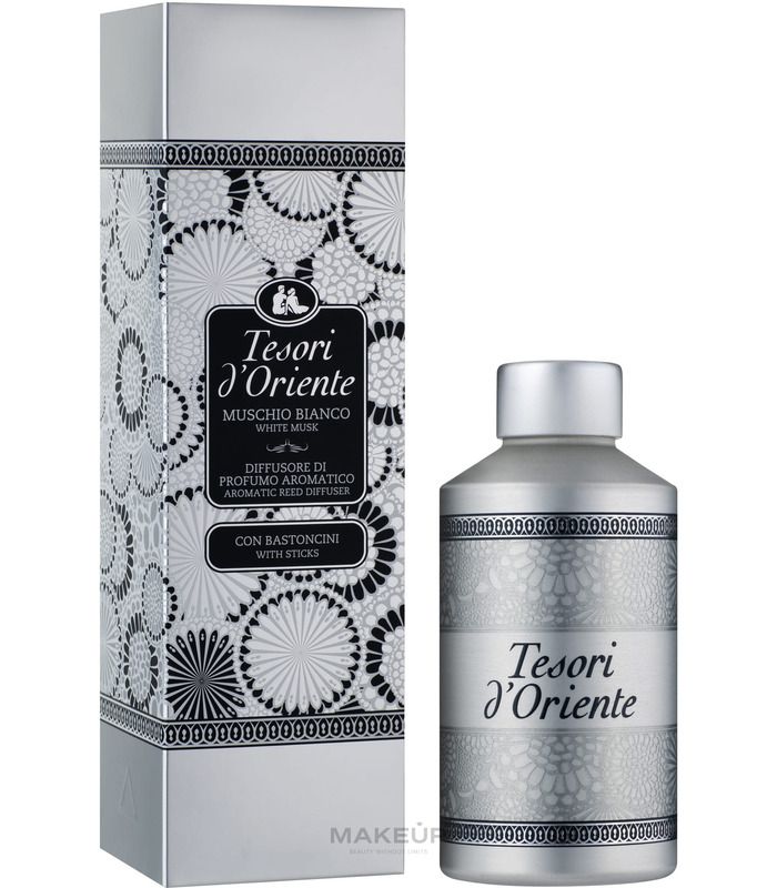 Аромадиффузор Tesori d'Oriente Muschio Bianco, 200 мл от Tesori d’Oriente в категории Аромадиффузоры на МамаТато